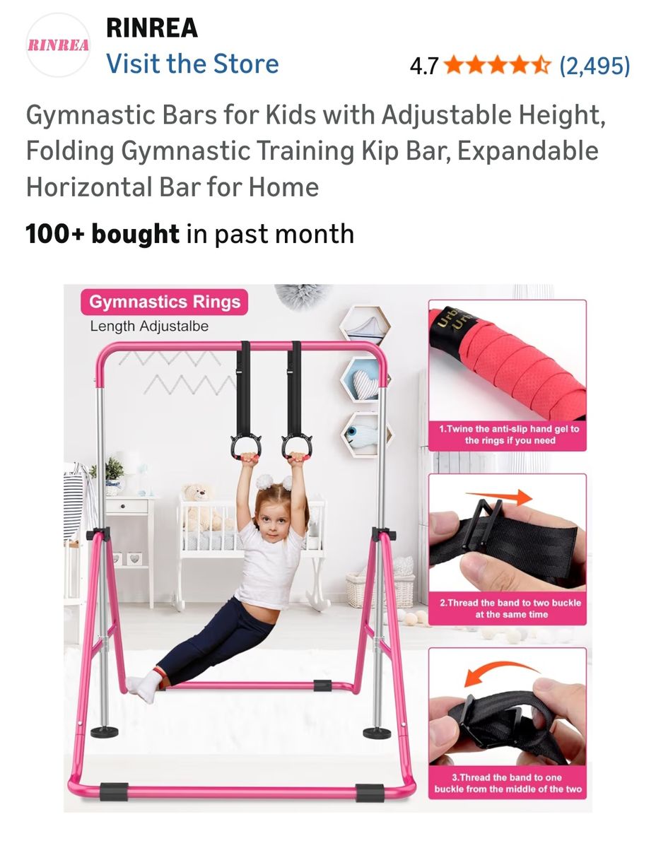 gymnastics bar