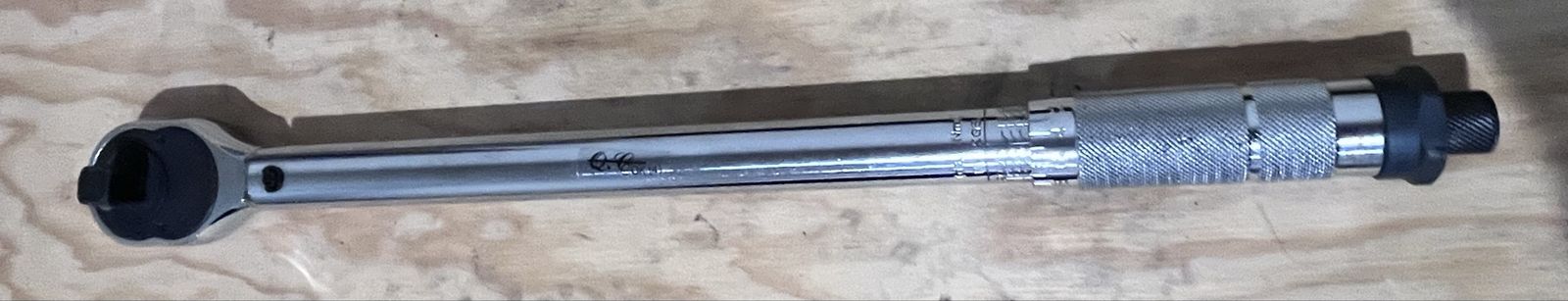 Pittsburgh Pro 1/2” Torque Wrench – Used Once – 20–150 ft‑lb