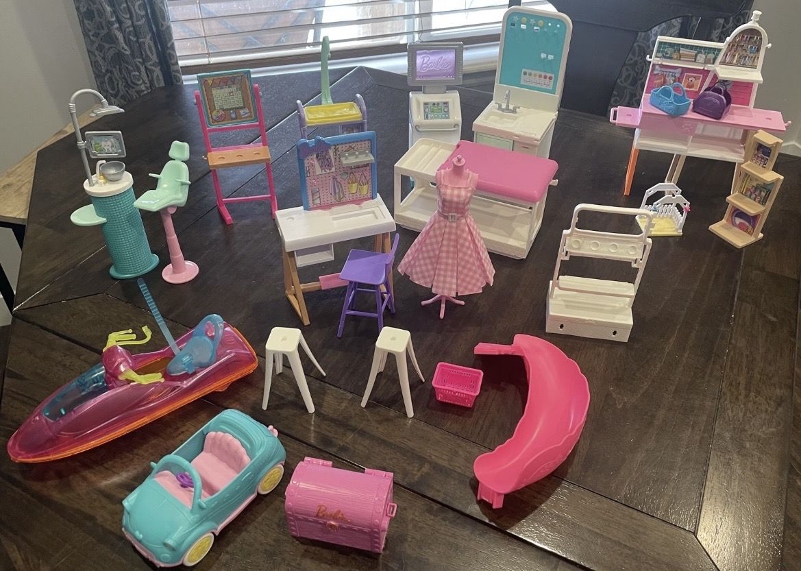 Barbie Play Furniture Lot
