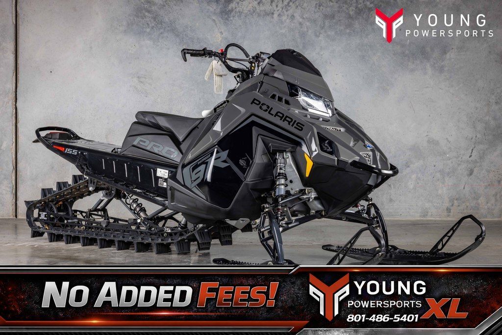 2025 Polaris® 9R PRO RMK 155 Shadow Gray / Gloss Black