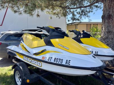 Pair of 2007 Seadoo GTI 4-tec jetskis