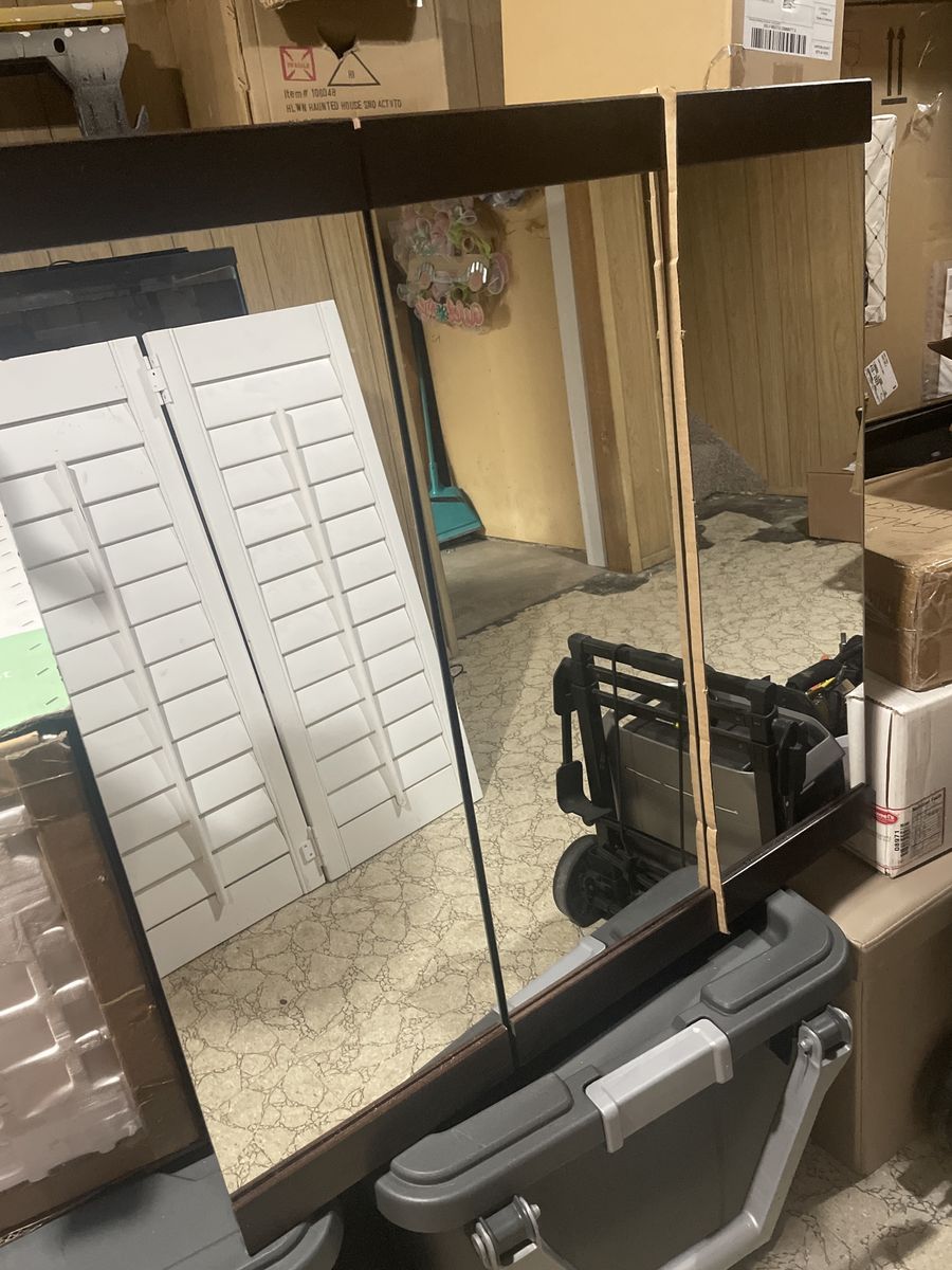 3 door vanity mirror.