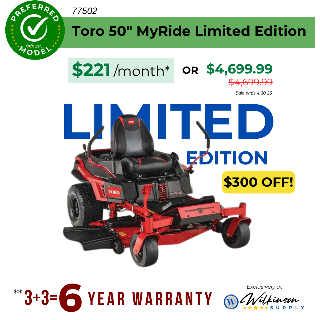 Toro Limited Edition 50" Zero Turn Mower