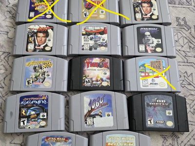 n64 games Authentic ( prices in description)
