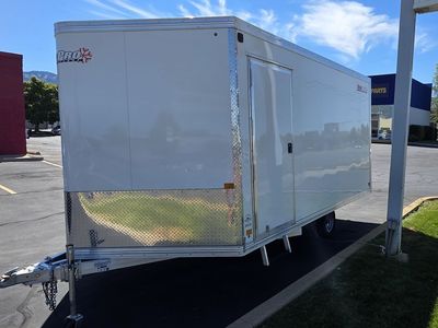 2025 Snopro 14' Hybrid Snowmobile/UTV Aluminum Enclosed Trailer