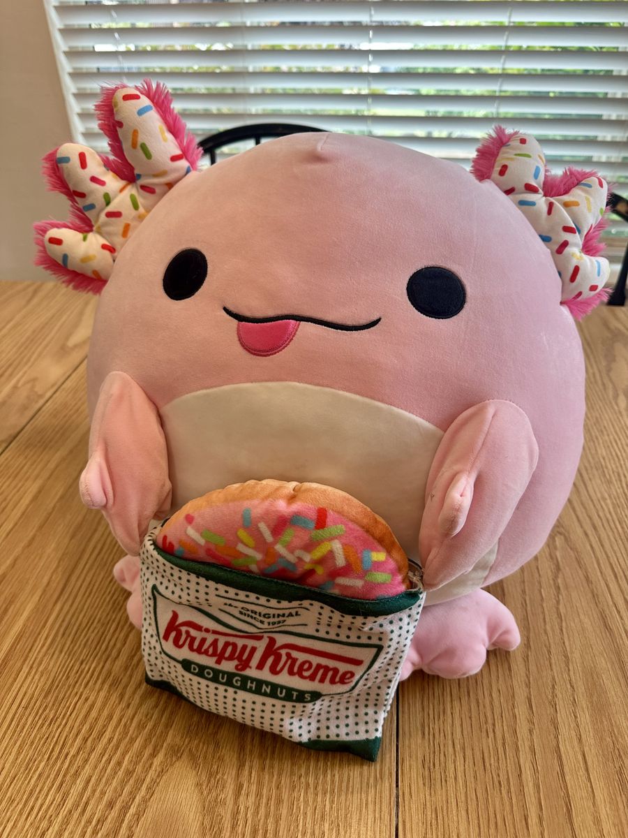 Snackles Series 2 Axolotl & Krispy Kreme 16 Inch Plush