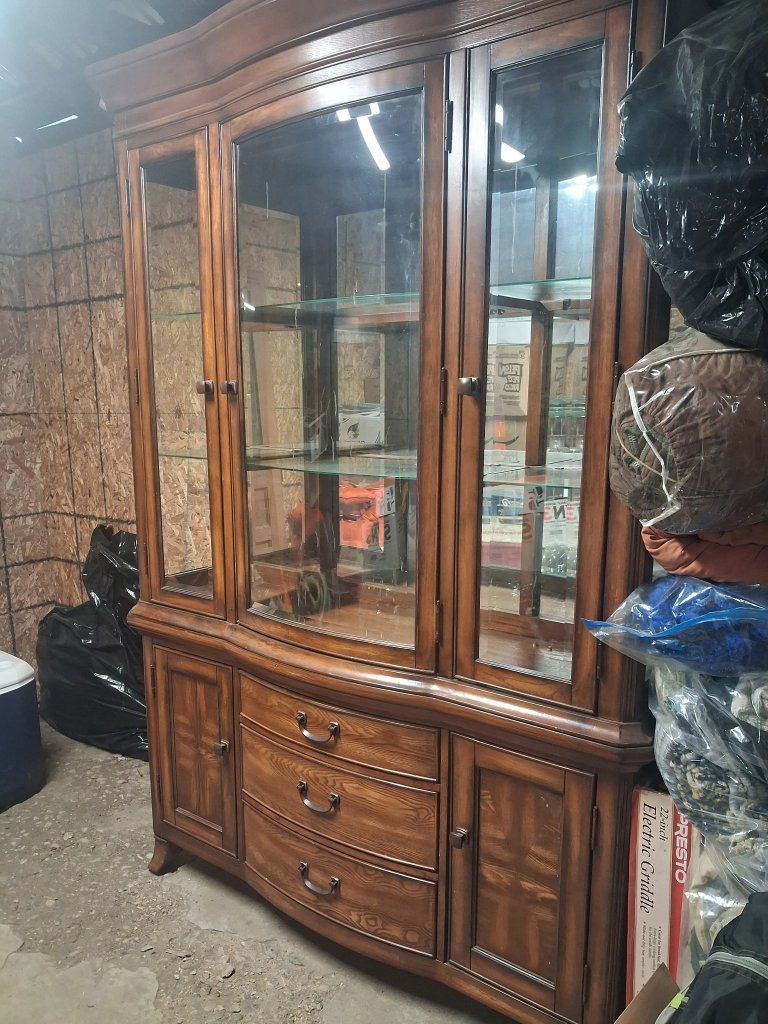 Lighted China Cabinet