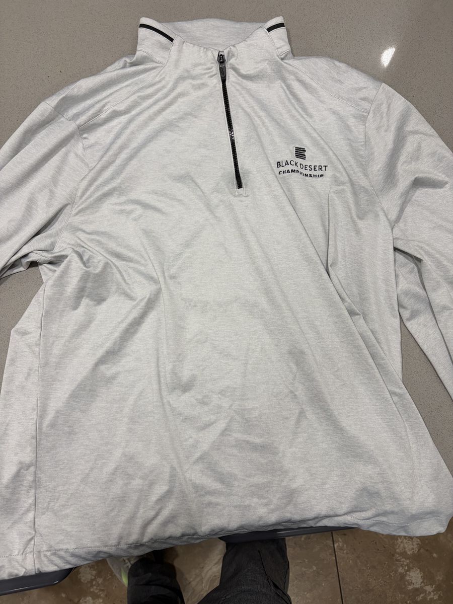 Greg Norman Collection Black Desert Championship 1/4 Zip Pullover - Large