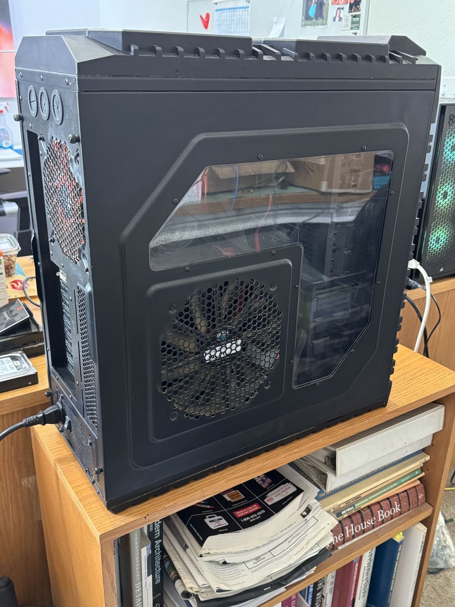 Cooler Master HAF X Computer Case w/ 850-watt psu, case fans and liquid cooling