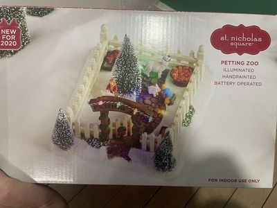 St. Nicholas Square Petting Zoo Christmas Village