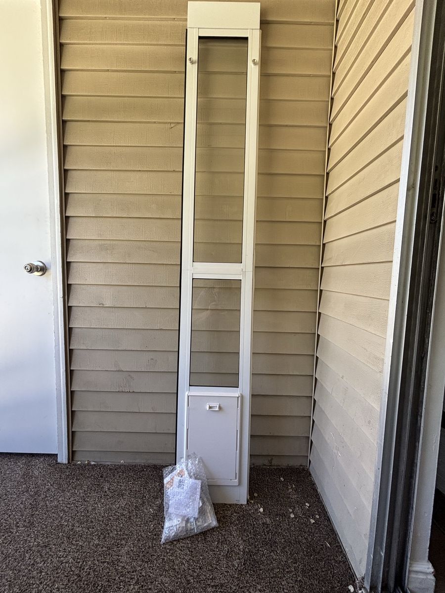 Dog Door Insert for Sliding Glass Door