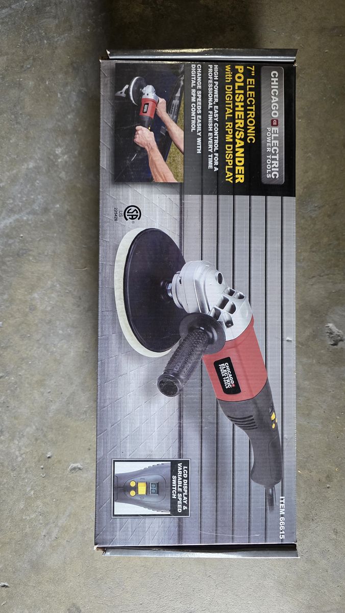 Polisher sander 7 inch