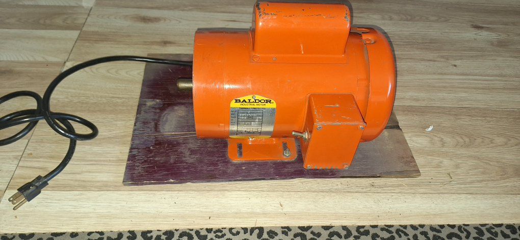 Baldor 56CZ Induction Motor – 1 HP, 115V, 1725 RPM