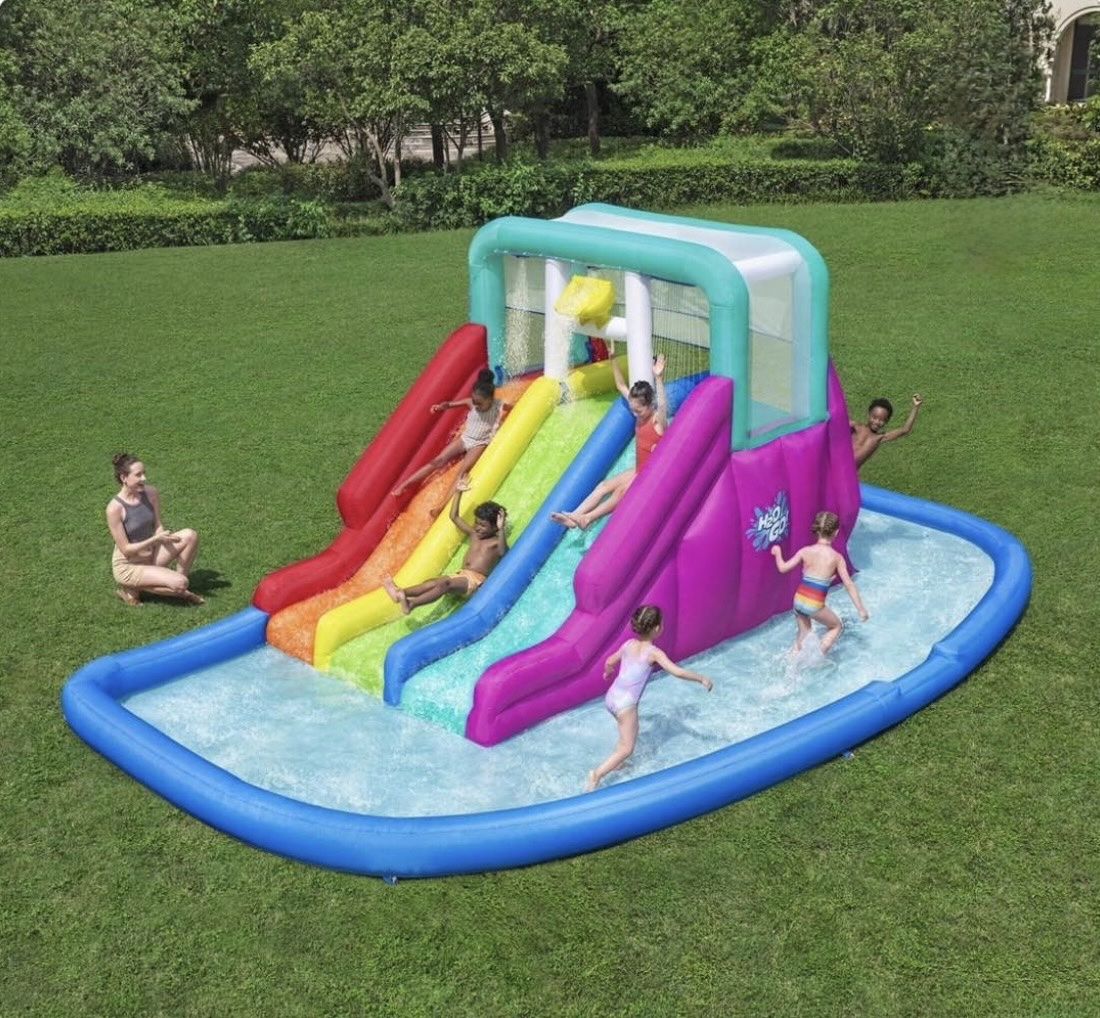 Bestway H2OGO Triple Splash Inflatable Water Park New in Box