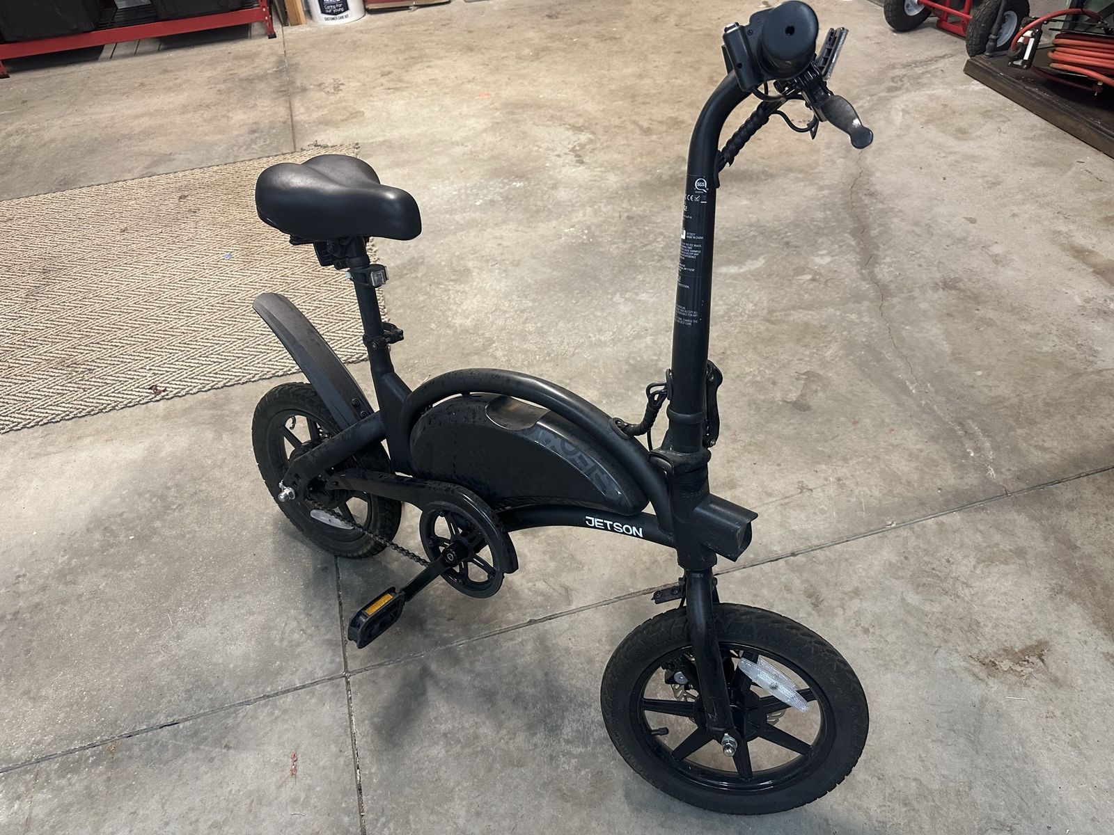 Jetson Bolt Pro Electric Bike Black 15.5 MPH Max Speed