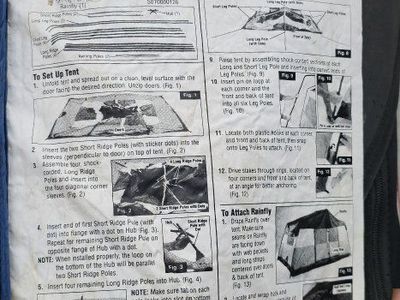 Coleman Oasis Cabin Tent Model 2000000583 with Carrying Bag