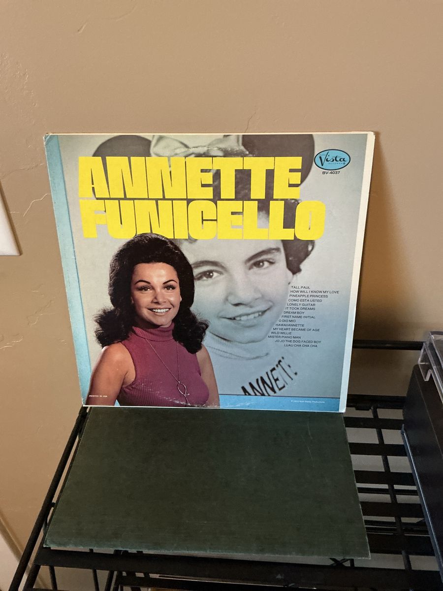 Annette Funicello Vinyl LP Record Vista Records BV-4037 Used