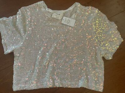 New Sequin Crop Top - 2 Avail. Small & Medium