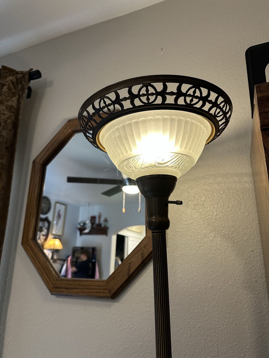 Bintage Bronze Floor Lamp