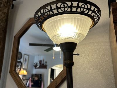 Bintage Bronze Floor Lamp