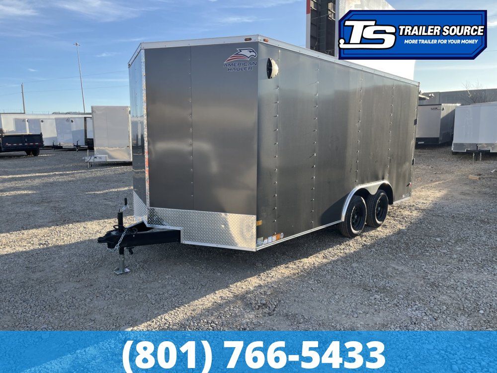 8.5x16 American Hauler Arrow Deluxe Enclosed Cargo Trailer - 7K GVWR Dovetail, Ramp Door