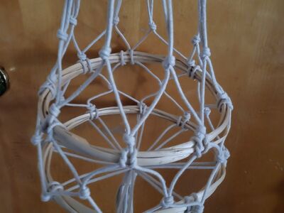 macreme 5 inch plant pot hanger