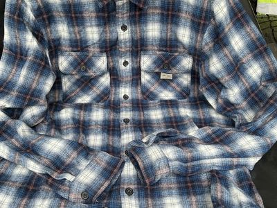 Denim & Supply Ralph Lauren Wool Blend Plaid Flannel Overshirt Mens M