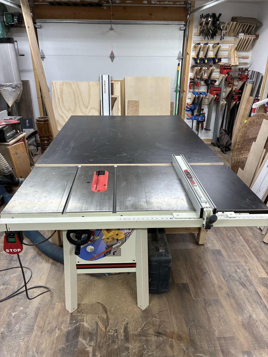 JET 10” Table Saw + Outfeed/Assembly Table & Accessories