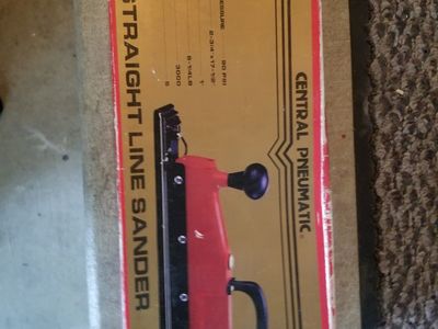 Central Pneumatic 280 Straight Line Sander