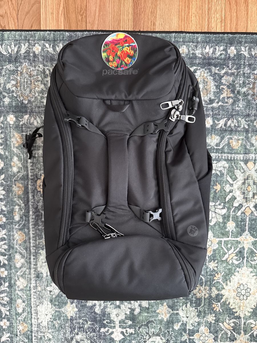 Pacsafe Vibe 28L Anti-Theft Backpack - Black, Secure Travel Pack