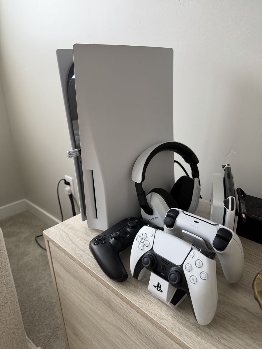 Sony PlayStation 5 PS5 Console Bundle with Controllers and Headset