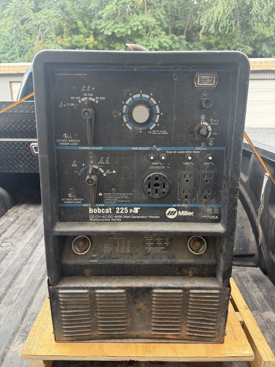 Miller bobcat 225 welder