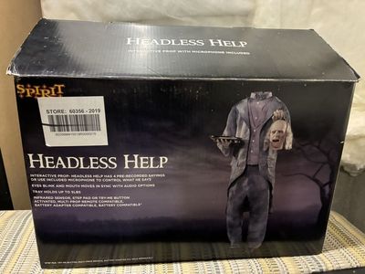 Headless Help Spirit Halloween Retired Prop