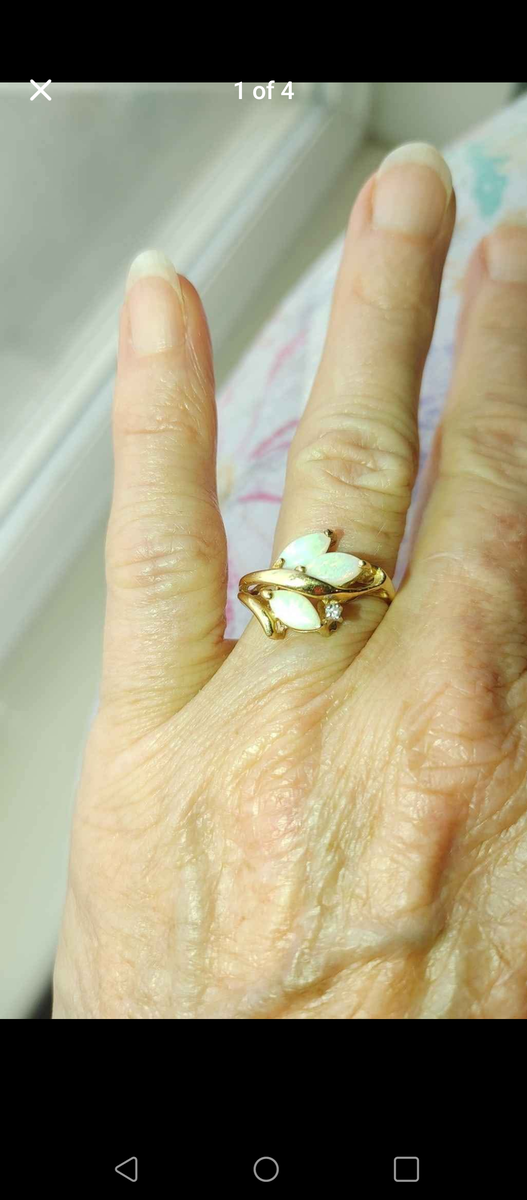 Vintage Opal Ring - Size 7