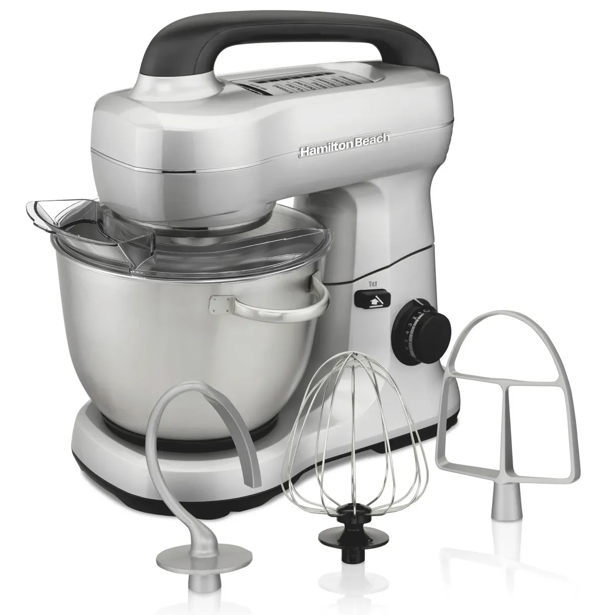 Hamilton Beach Stand Mixer with 4 Quart stainless steel bowl