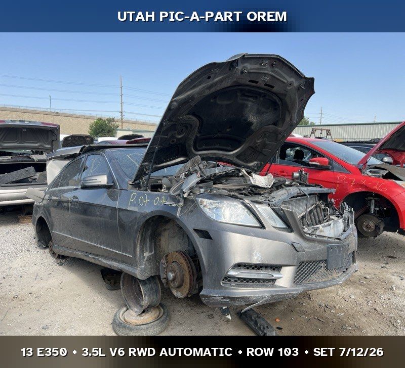 2013 Mercedes-Benz E350 W212 Parts - UTPAP Orem