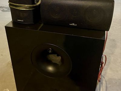 AudioSource and Energy 5.1 Home Theater Surround Sound Speaker System
