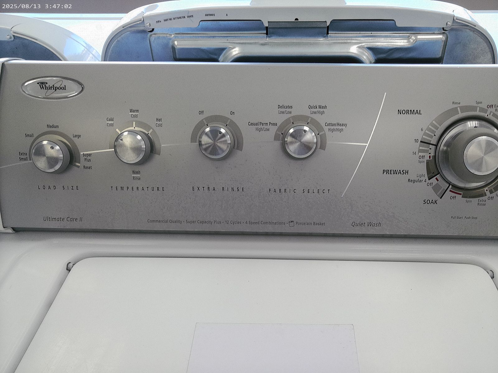 Heavy Duty Top Load Washer~90 Day Guarantee