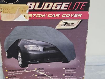 BUDGE LITEsemi-custom carcover size3 fits cars 14'3" to 15' 8" in length GREYCOLOR