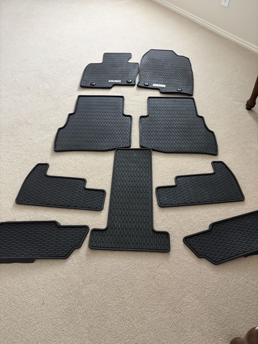 2023 Mazda CX-9 All Weather Rubber Mats