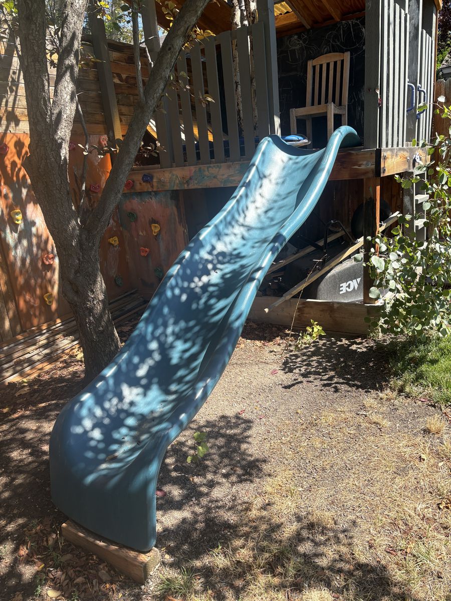 8' Kids Slide Blue Super Speed Wave