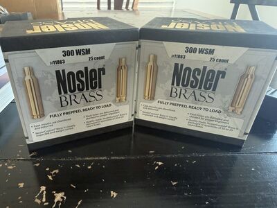 Nosler 300 WSM Brass