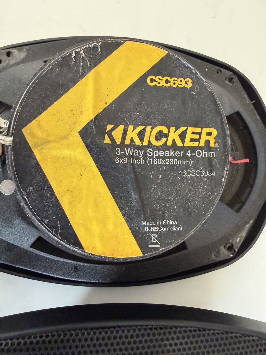 Kicker amp and speakers