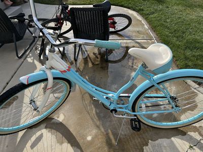 Schwinn Perla Women's 26" Cruiser Bike - Light Blue, Single Speed, Classic Style