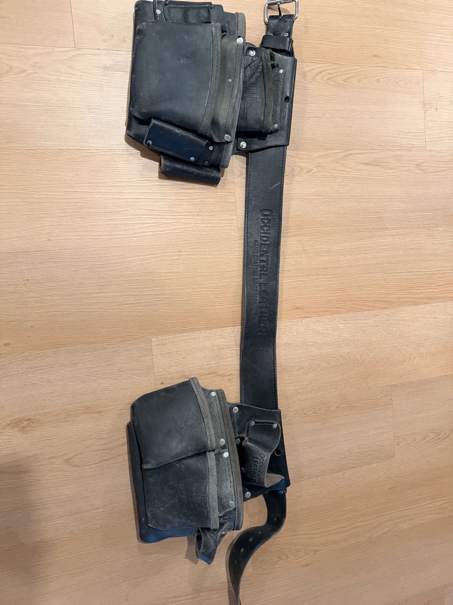 Occidental Leather 5080DB Pro Framer Tool Belt with Pouches - Used, Black