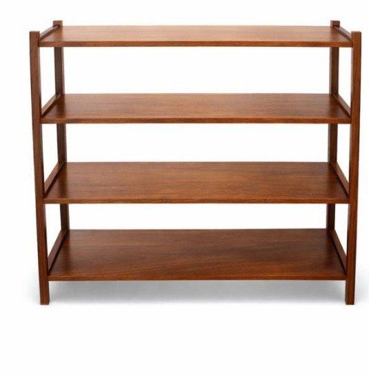 Mid-Century Modern Style Wooden Bookshelf