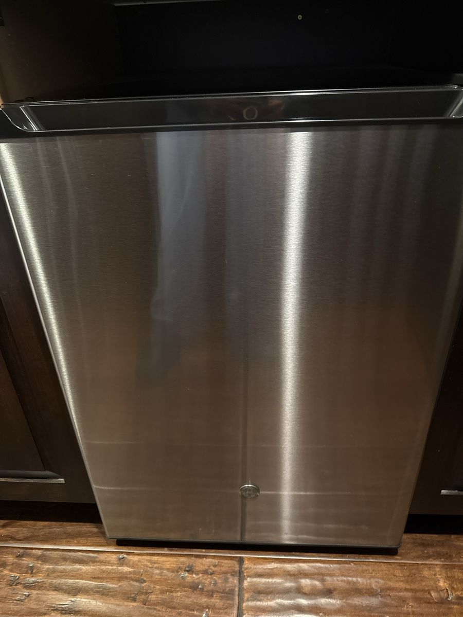 GE Stainless Steel Compact Undercounter Mini Refrigerator