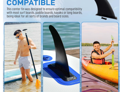 brand new in box 9" Sup Fin Replacement