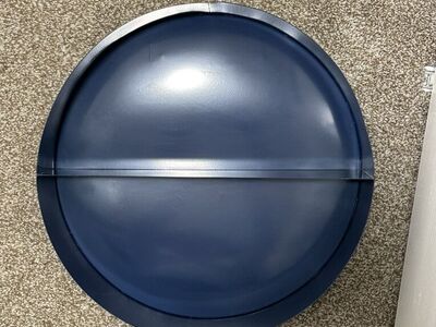 Blue Metal Wall Shelf