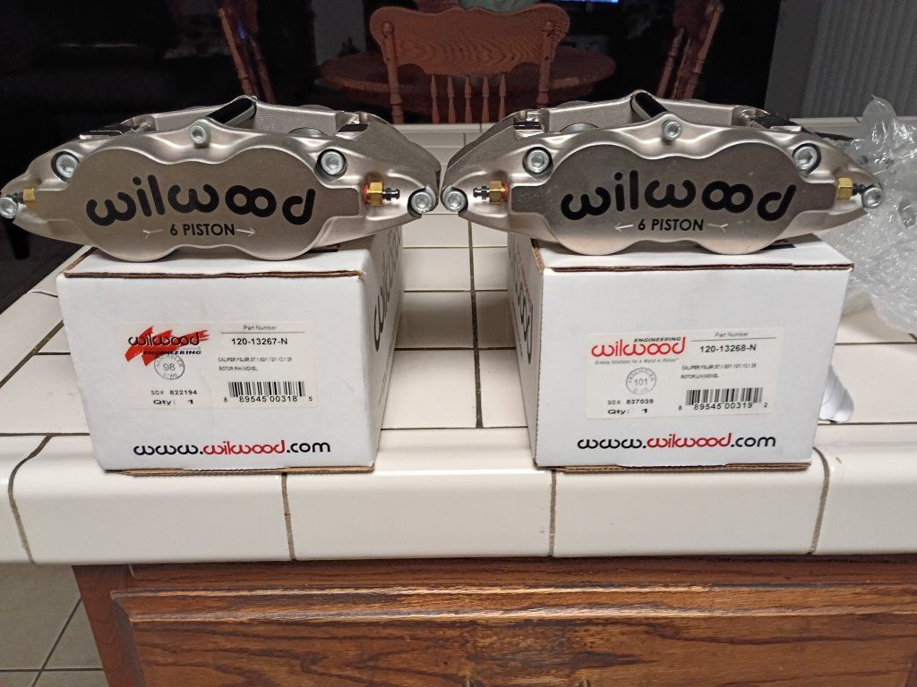 Wilwood Forged Superlite 6 Radial Mount Brake Calipers Pair (LH 120-13268-N / RH 120-13267-N) Nickel